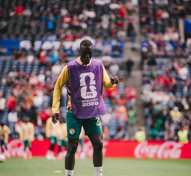بابي غيي، الصورة من الحساب الرسمي لمنتخب السنغال -Fédération Sénégalaise de Football﻿