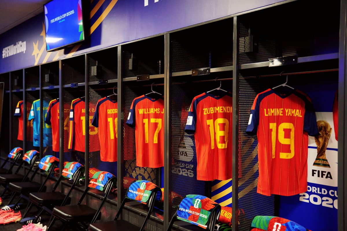 الصورة من حساب منتخب إسبانيا على اكس - @SEFutbol