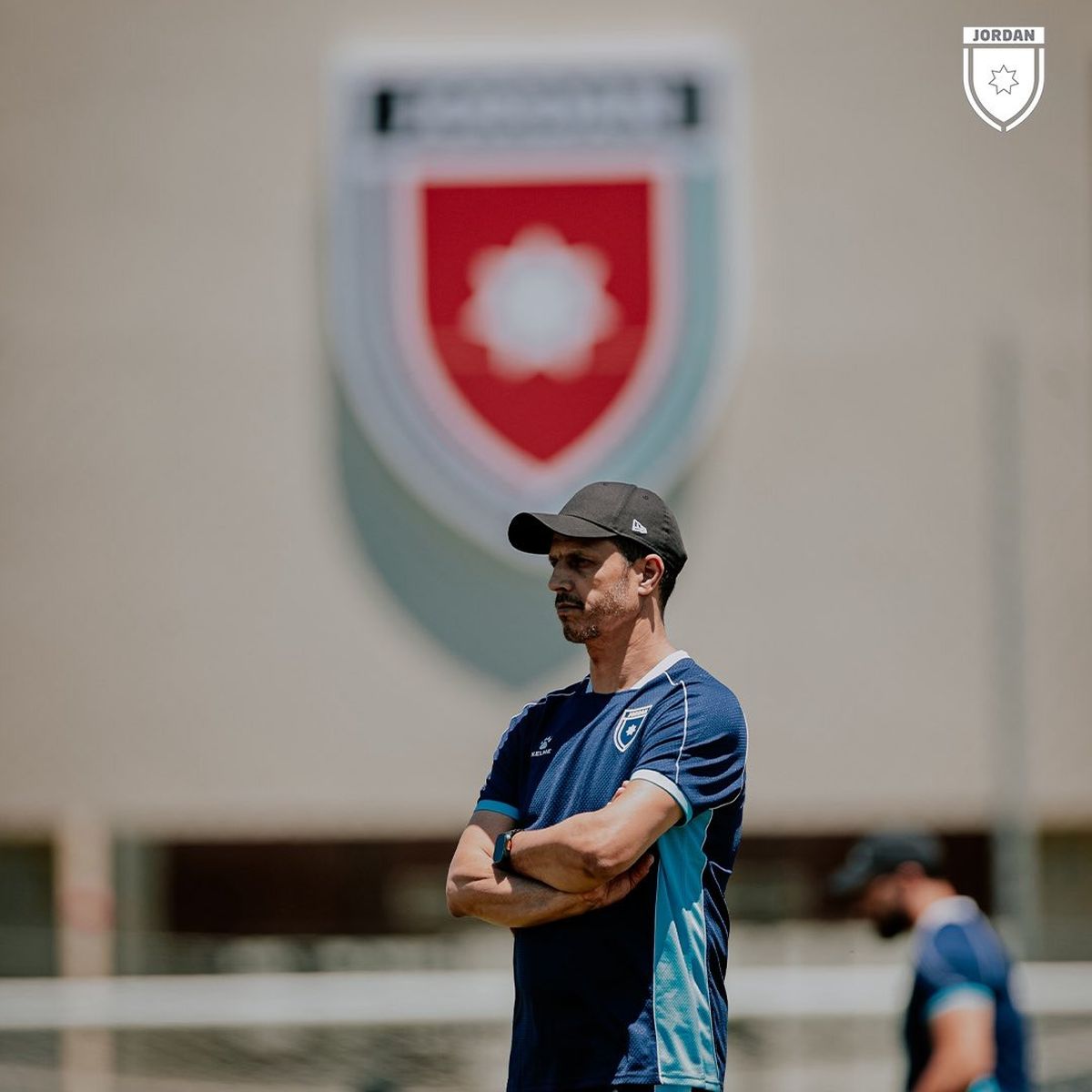 السلامي، المدير الفني لمنتخب الأردن، الصورة من الحساب الرسمي لمنتخب الأردن -@JordanFA