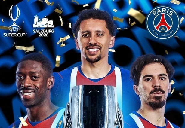 باريس سان جيرمان بطل السوبر الأوروبي - الصورة من حساب دوري أبطال أوروبا على منصة اكس - @ChampionsLeague