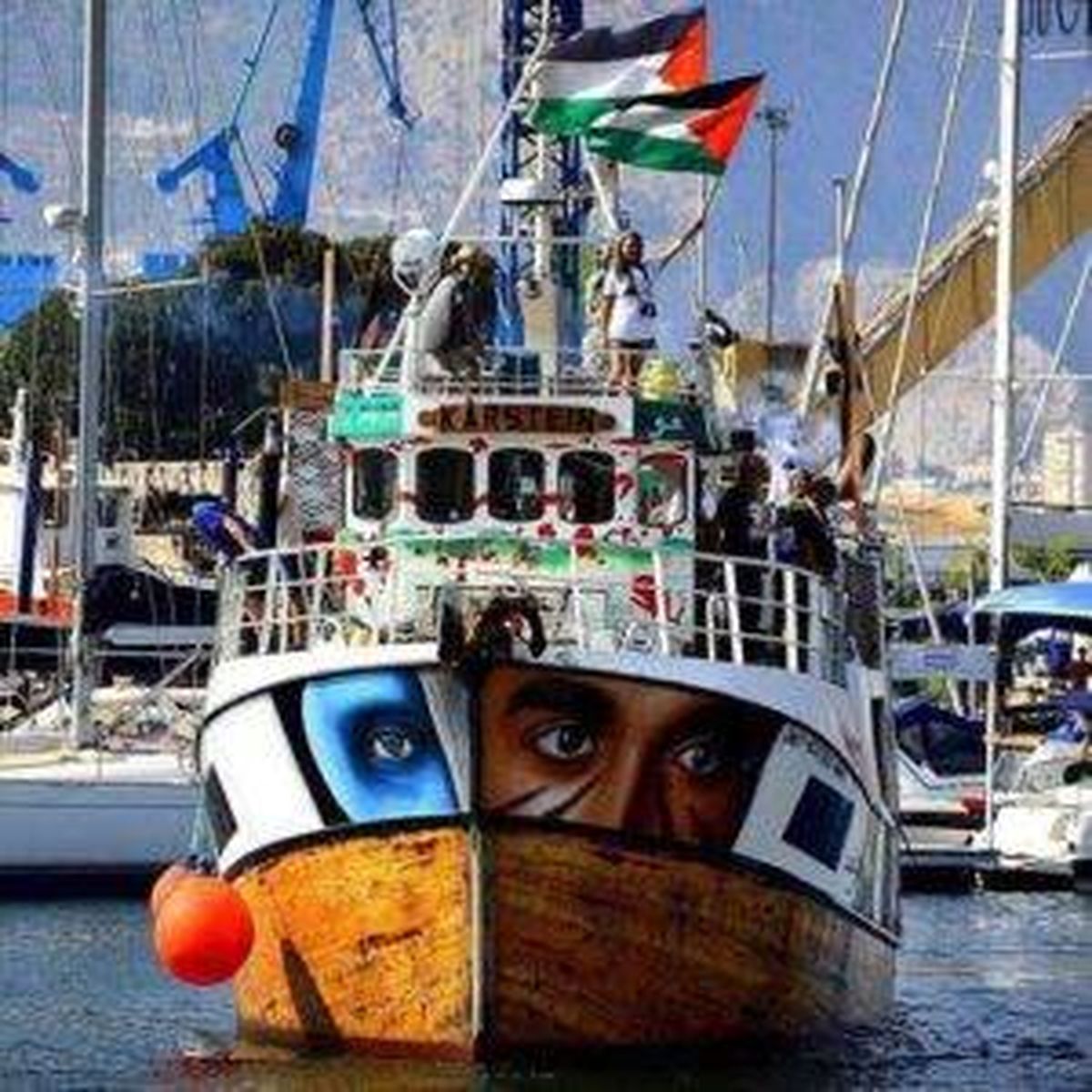 المحامية الأمريكية الفلسطينية هويدة عراف، إحدى منظمات أسطول الحرية إلى غزة: نأتي إلى غزة لكسر الحصار وفضح ممارسات اسرائيل الاجرامية