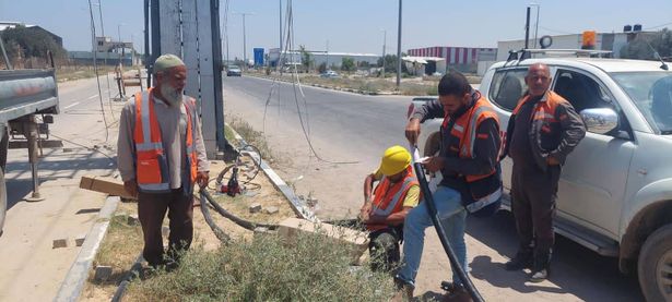 المصدر: صفحة "كهرباء غزة - فيسبوك