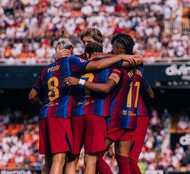 الصورة من الحساب الرسمي لنادي برشلونة على منصة إكس- @FCBarcelona
