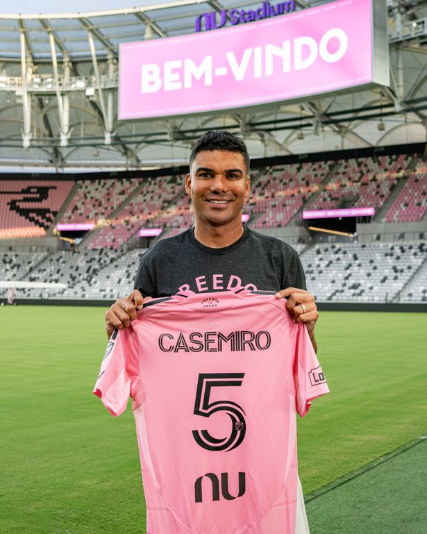 كاسيميرو، الصورة من الحساب الرسمي لإنتر ميامي على منصة إكس- @InterMiamiCF