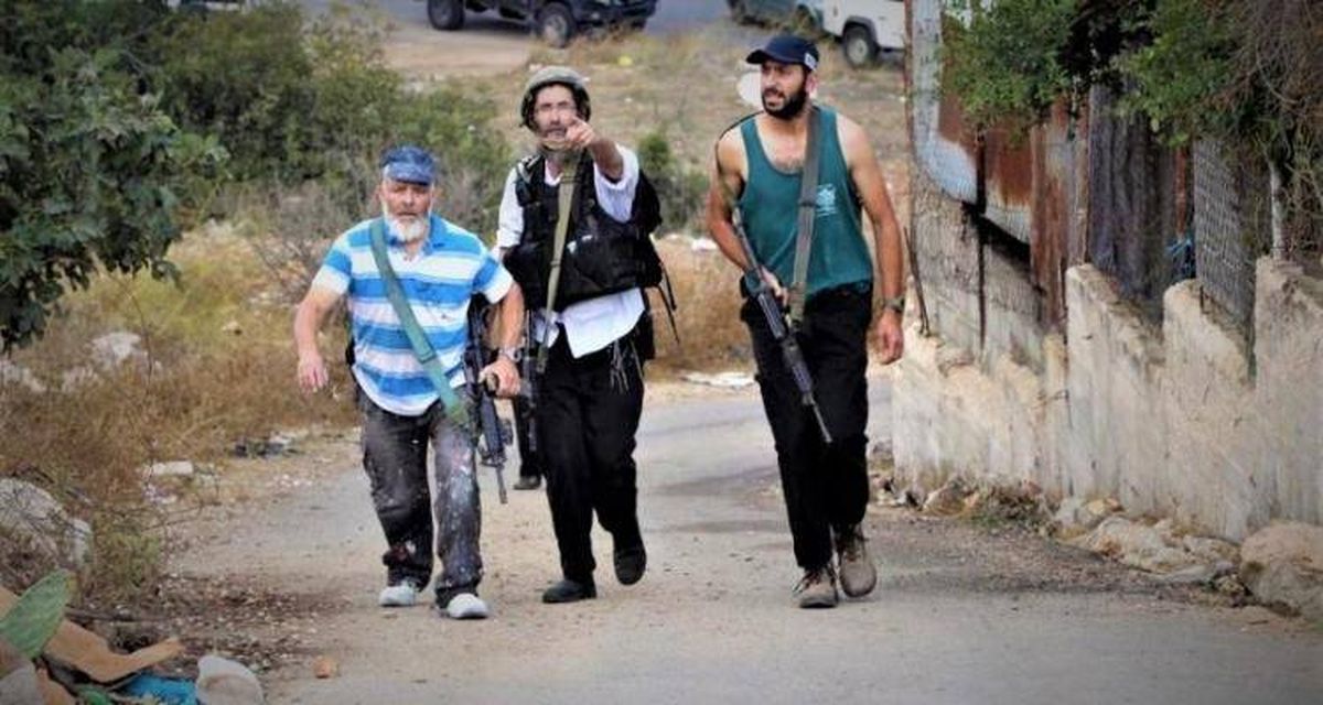 صورة لتواجد المستوطنين في الخليل  
