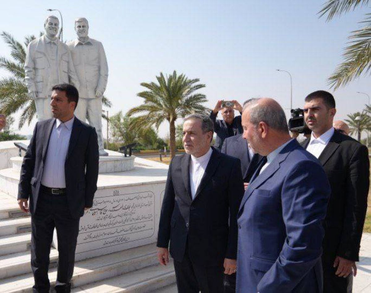 وزير الخارجية الإيراني من بغداد-مواقع تواصل 