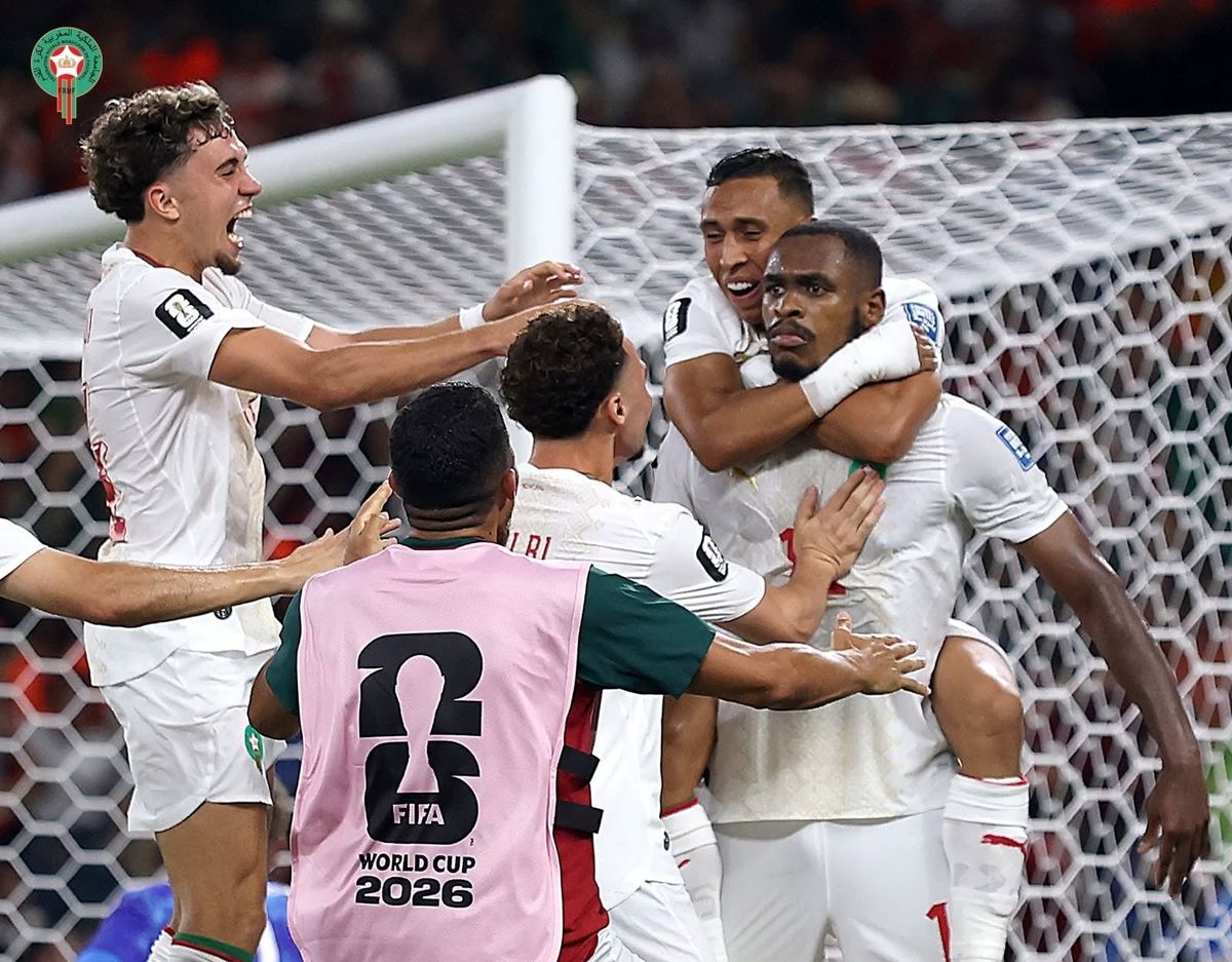 الصورة من الحساب الرسمي لمنتخب المغرب على فيسبوك-Équipe du Maroc﻿
