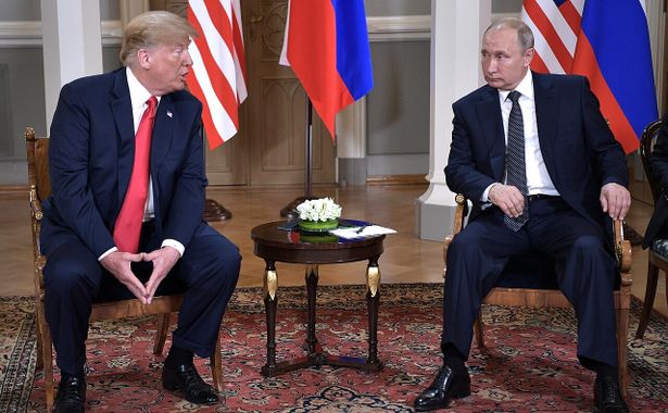 الرئيس الأمريكي دونالد ترامب ونظيره الروسي بوتين wikimedia commons - Kremlin.ru