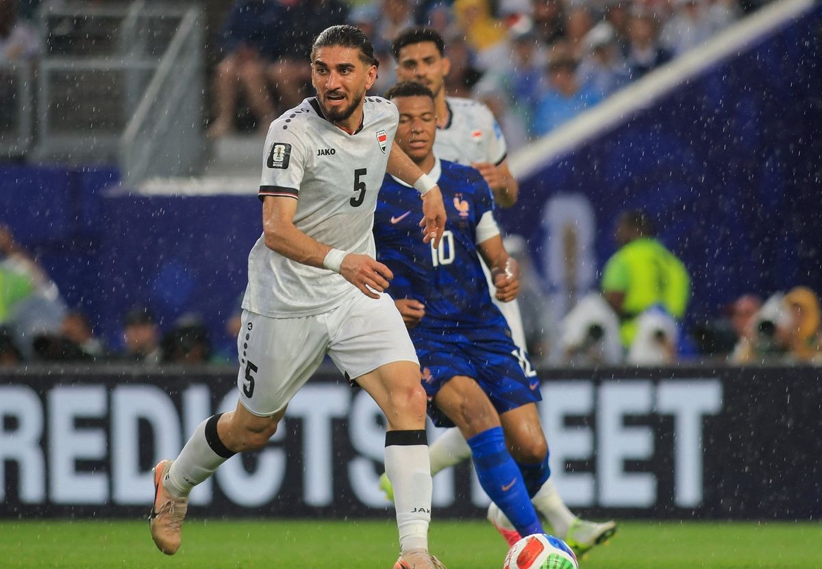 الصورة من الحساب الرسمي لمنتخب العراق على إكس- @IraqNT_EN