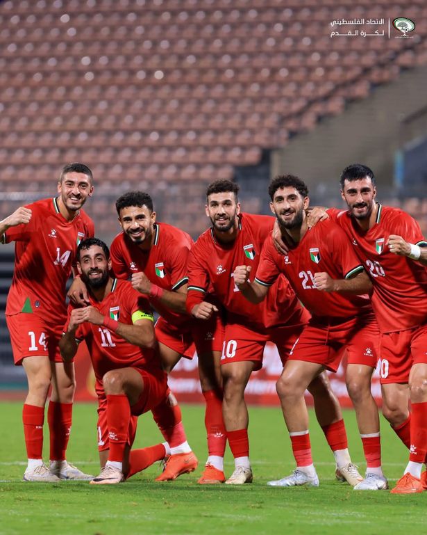 منتخب فلسطين - الصورة من الاتحاد الفلسطيني لكرة القدم على فيسبوك - الاتحاد الفلسطيني لكرة القدم