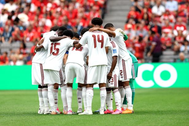 الصورة من حساب منتخب قطر على اكس - @QFA