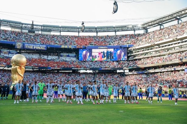 الصورة من حساب منتخب الأرجنتين على منصة اكس - @Argentina