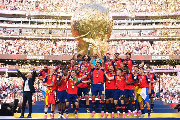 الصورة من حساب منتخب اسبانيا على اكس - @SEFutbol 