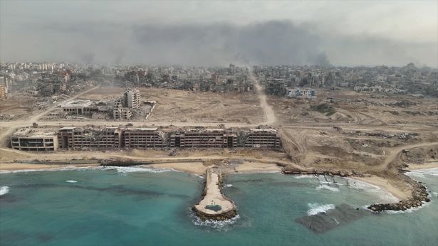 Gaza,At,War,City,Destroyed,By,Idf,Attacks,,Aerial,Rare
shutterstouck