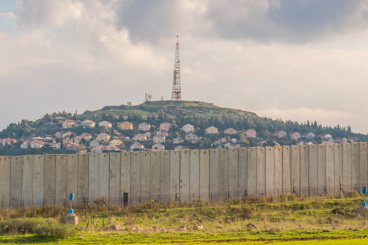 shutterstock-South of Lebanon and northern (Israel) border
