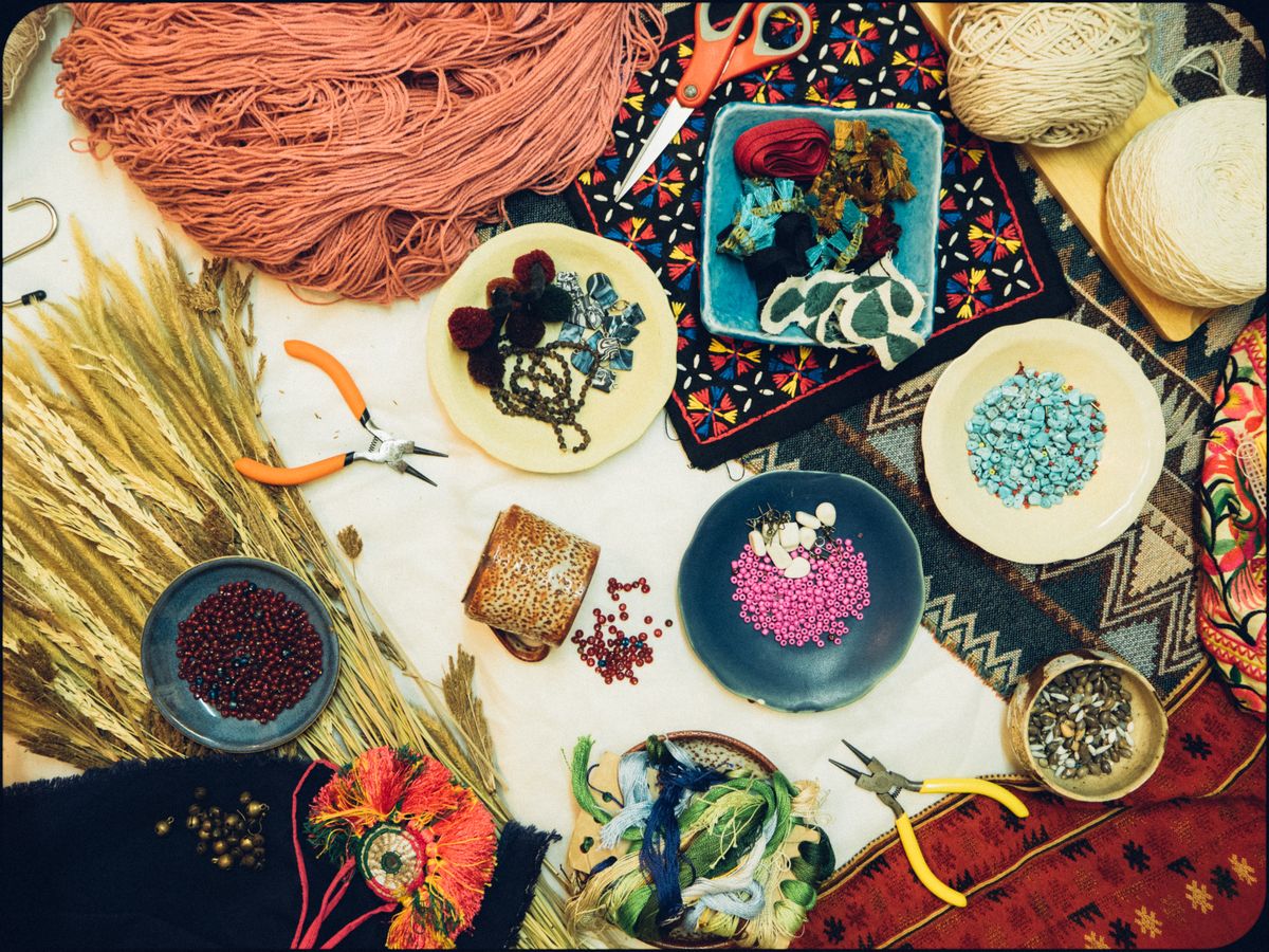 Hand,Craft,Embroidery,Background. | Shutterstock
