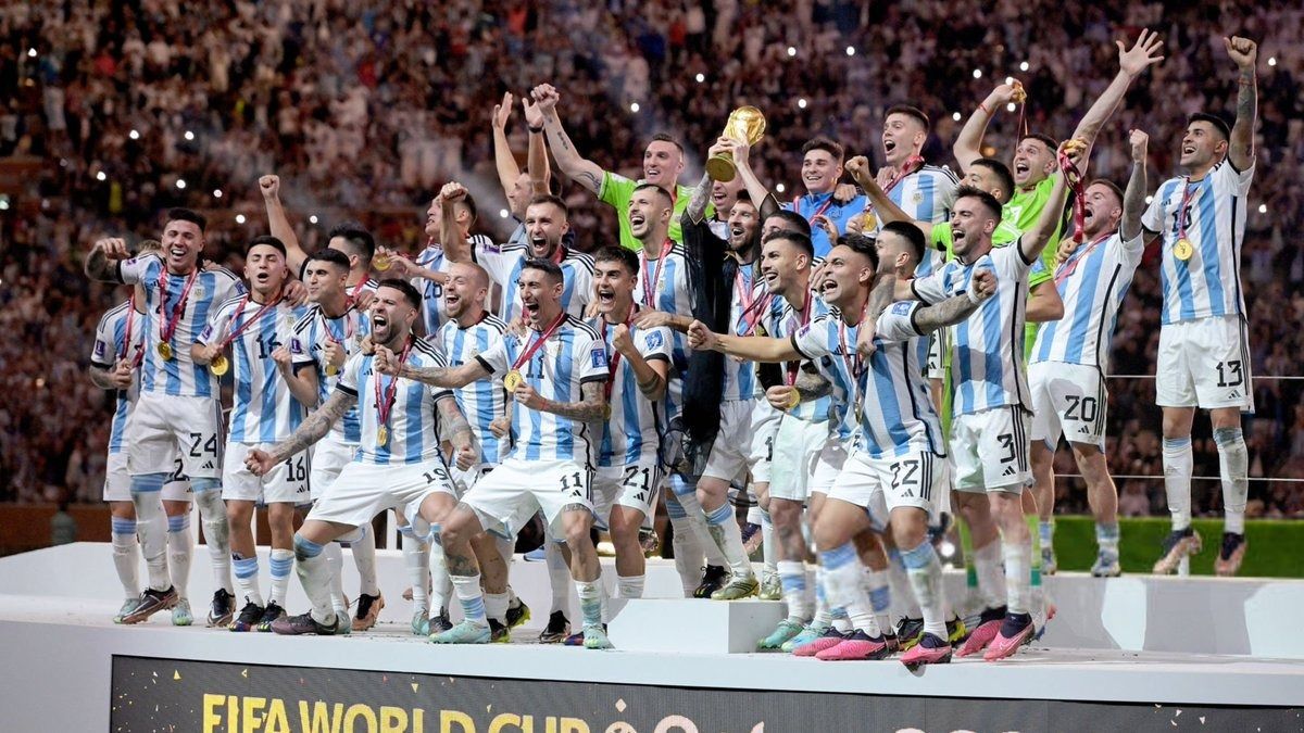الصورة من الحساب الرسمي لمنتخب الأرجنتين - @AFASeleccionEN