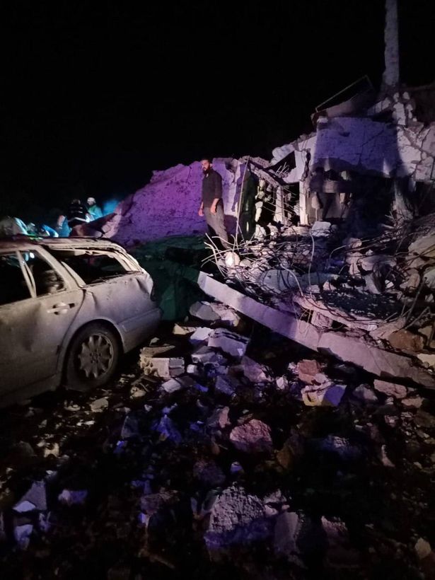 المنزل المستهدف في مدينة بنت جبيل - مواقع تواصل 