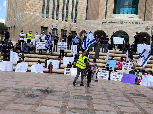 بئر السبع: تظاهرة لطلاب  قبالة مباني الدوائر الحكومية احتجاجًا على ظروفهم التعليمية 
