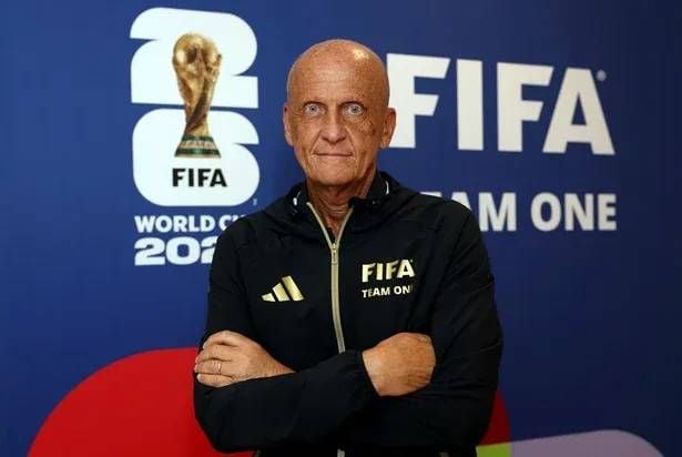 بييرلويجي كولينا رئيس لجنة الحكام في "فيفا"، الصورة من الموقع الرسمي لفيفا- inside.fifa.com

