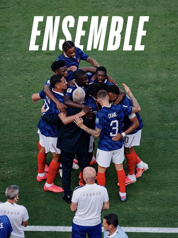 الصورة من الحساب الرسمي لمنتخب فرنسا على إكس- @equipedefrance