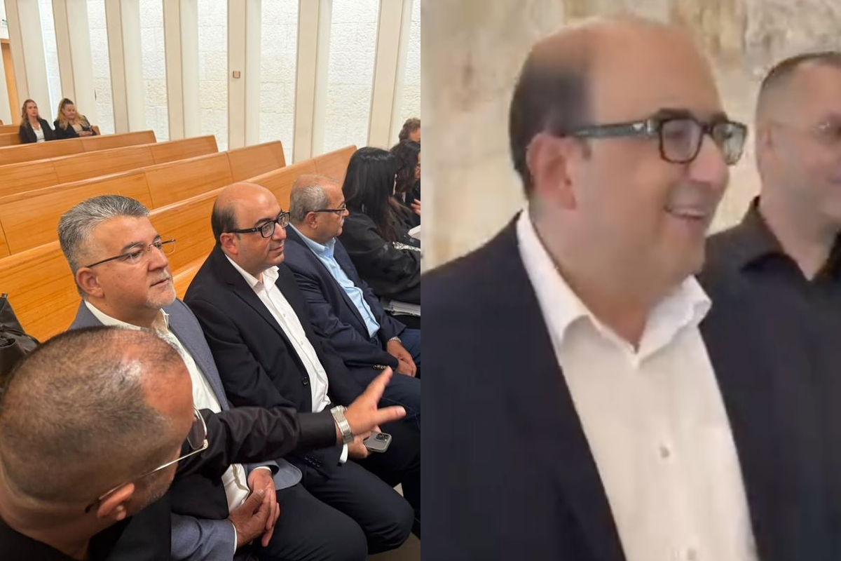 سامي أبو شحادة من جلسة المحكمة العليا (خاص بالشمس)