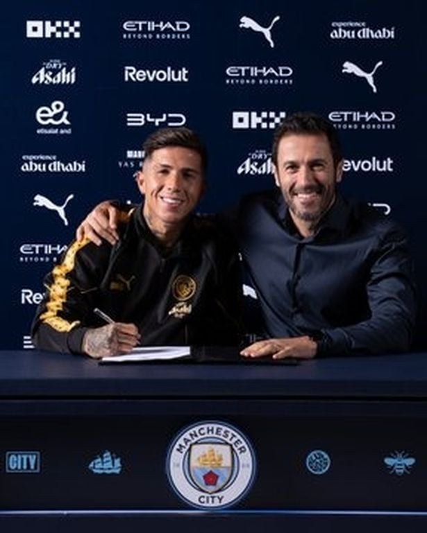 إنزو فيرنانديز - الصورة من الحساب الرسمي لمانشستر سيتي على منصة اكس - @ManCity