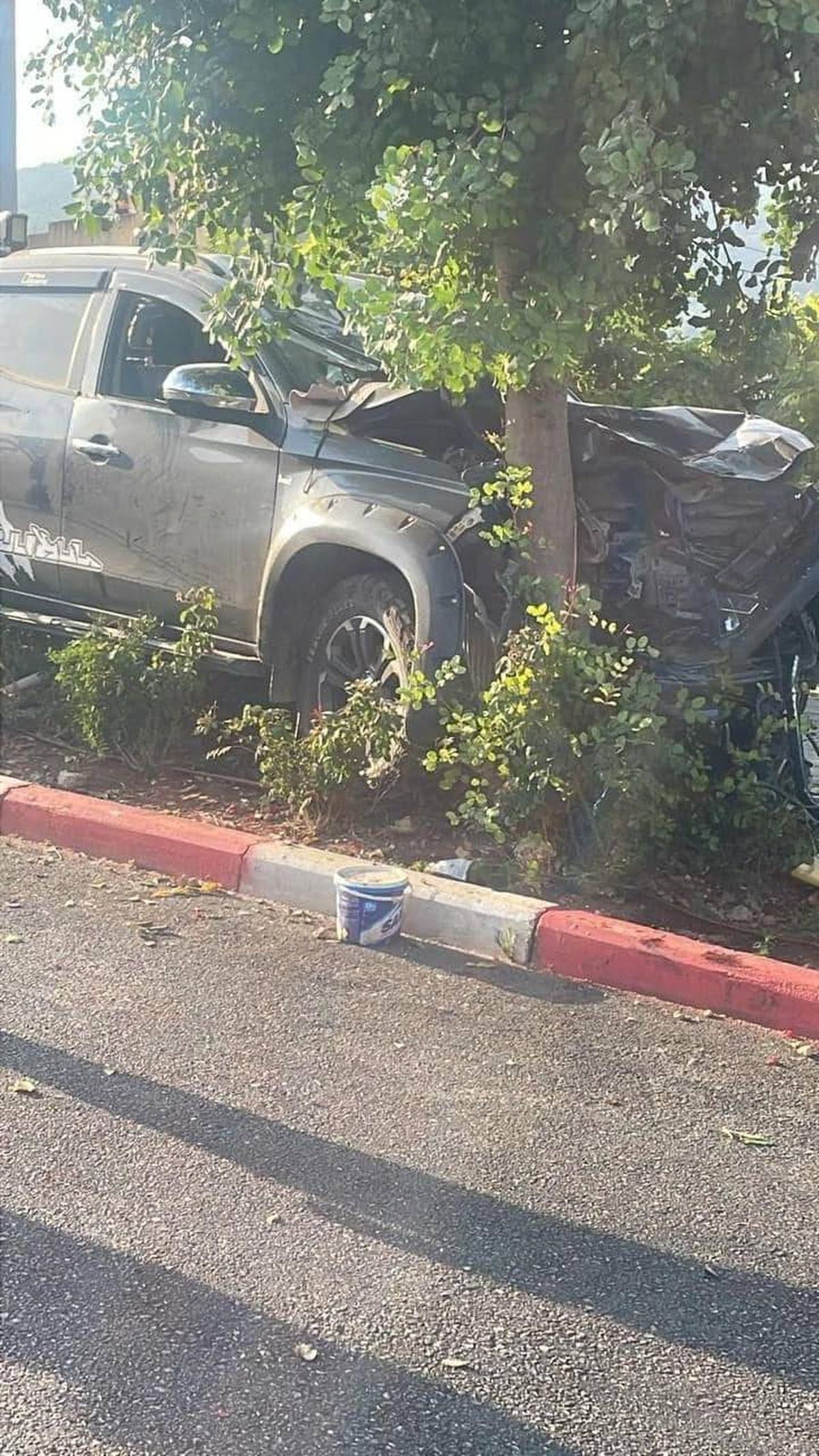من مكان الجريمة في دير حنا- مواقع التواصل