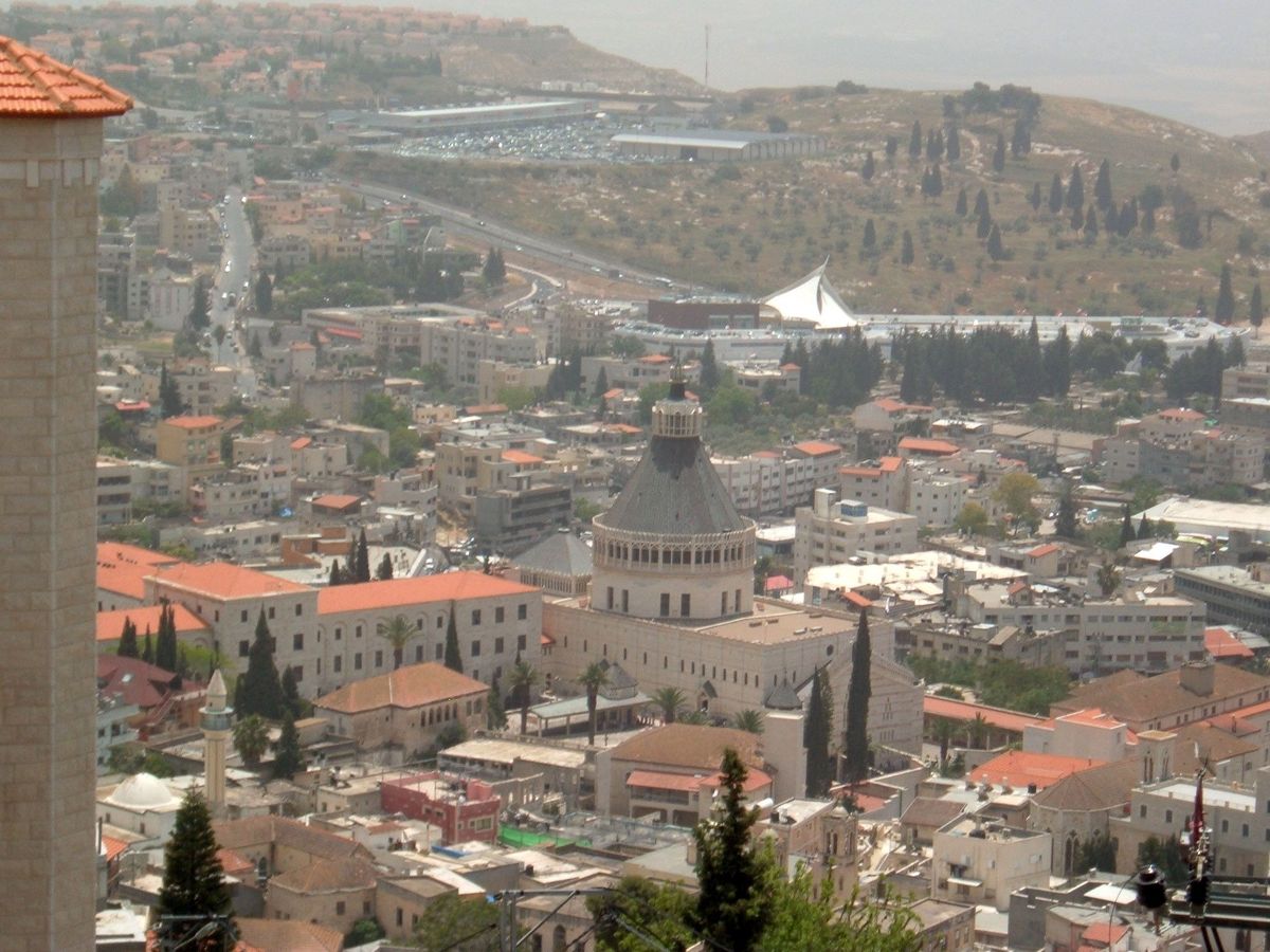 مدينة الناصرة وكنيسة البشارة | تصوير: Almog / ويكيميديا كومنز (ملكية عامة)