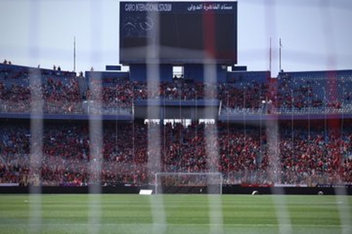 ستاد القاهرة - الصورة من الحساب الرسمي للنادي الأهلي - @ALAhly