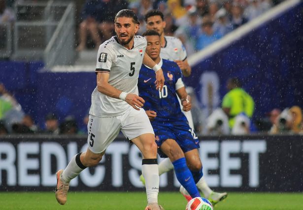 الصورة من الحساب الرسمي لمنتخب العراق على إكس- @IraqNT_EN
