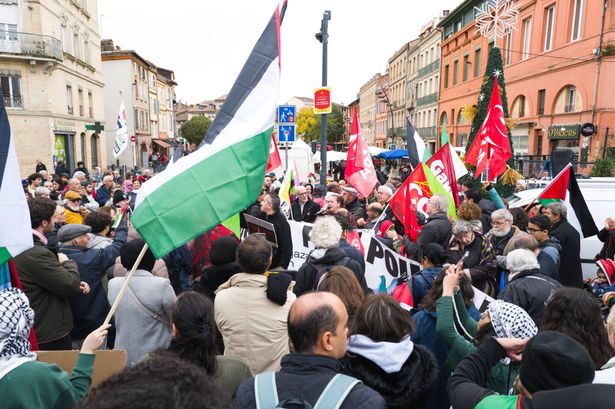 (shutterstock)- france Demonstration for peace in Gaza.