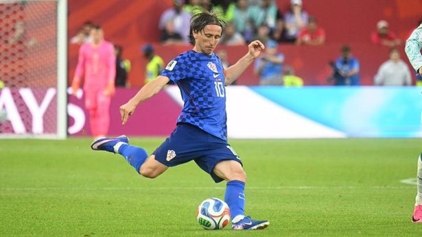 لوكا موديريتش، الصورة من الحساب الرسمي للاتحاد الكرواتي لكرة القدم على منصة إكس- @HNS_CFF
