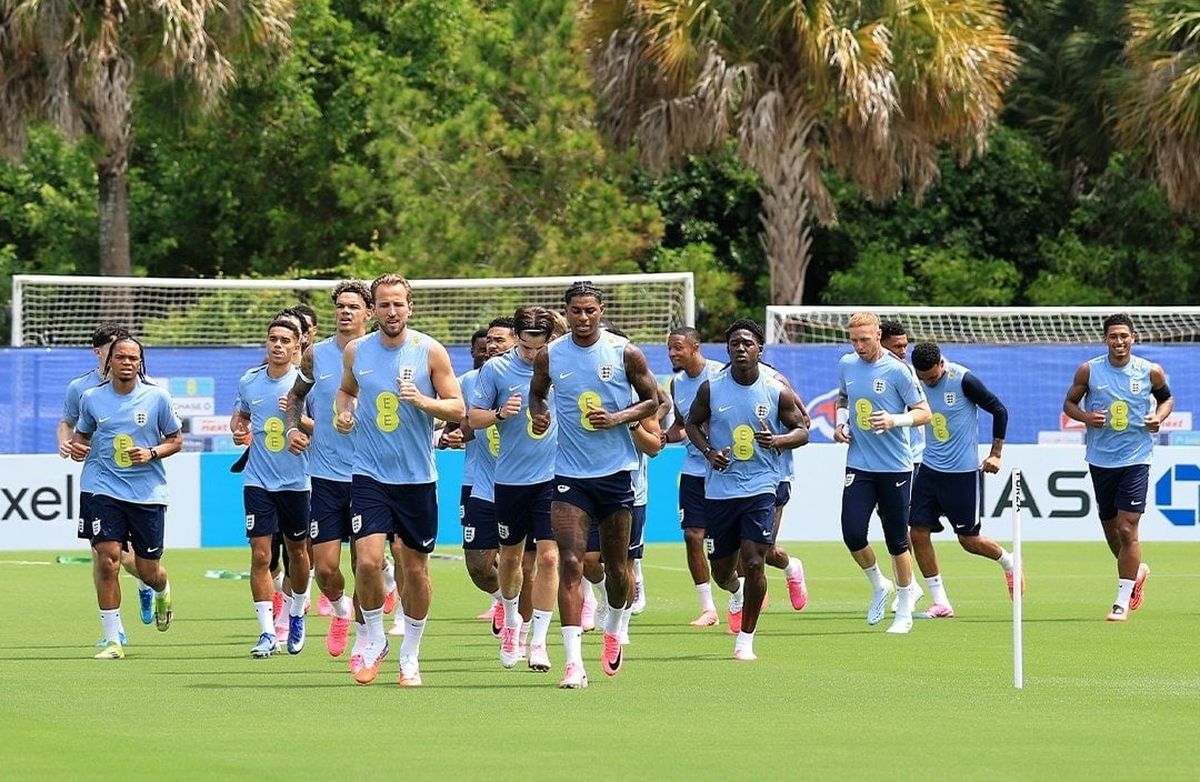 الصورة من الحساب الرسمي لمنتخب انجلترا على اكس - @England