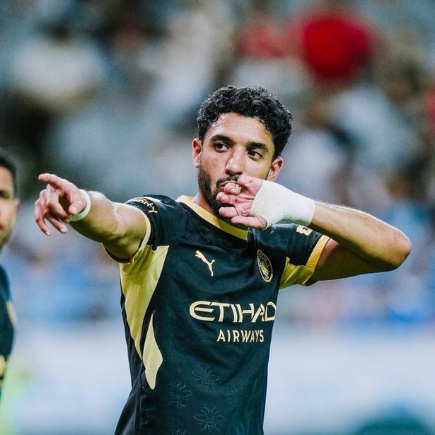 عمر مرموش، الصورة من الحساب الرسمي لنادي مانشستر سيتي على منصة إكس- @ManCity

