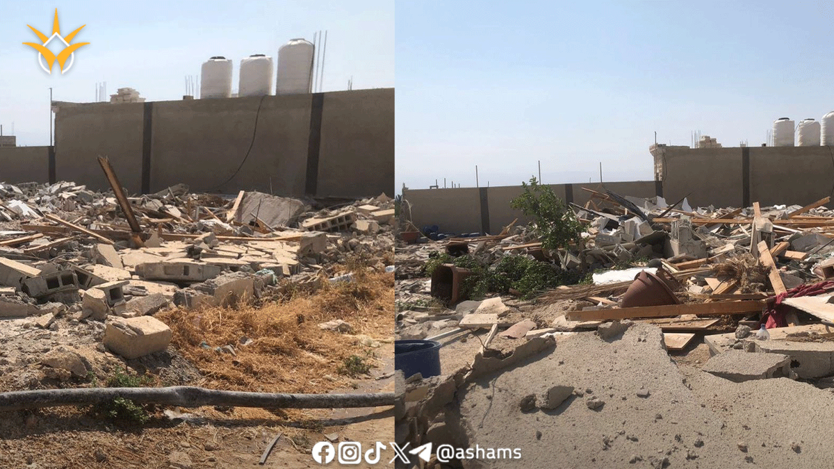 الجيش الإسرائيلي يُهدم منزلًا في قرية الديوك التحتا قضاء مدينة أريحا