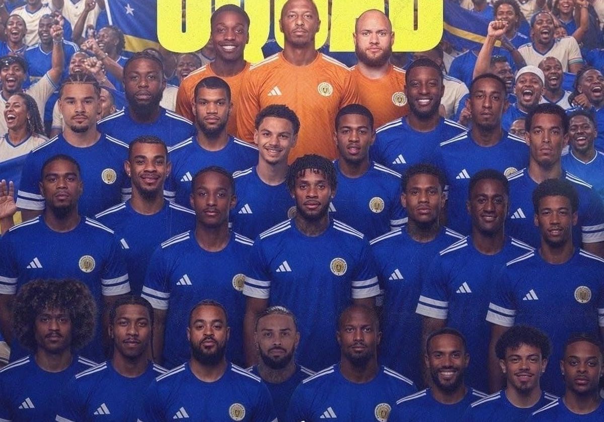 الصورة من الحساب الرسمي لمنتخب كوراساو-Federashon Futbòl Kòrsou
