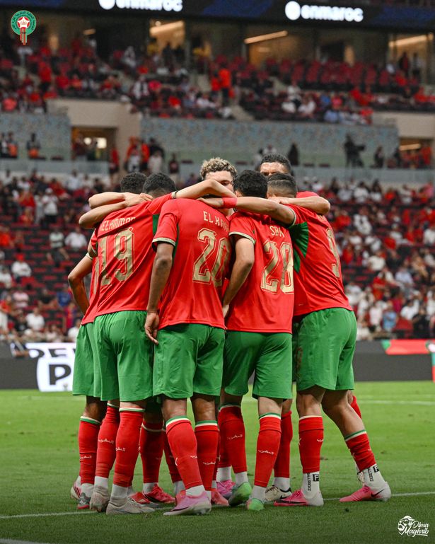 الصورة من الحساب الرسمي لمنتخب المغرب- @EnMaroc