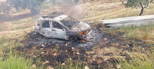 صورة أرشيفية من اعتداءات المستوطنين بالضفة- ويكيميديا كومنز