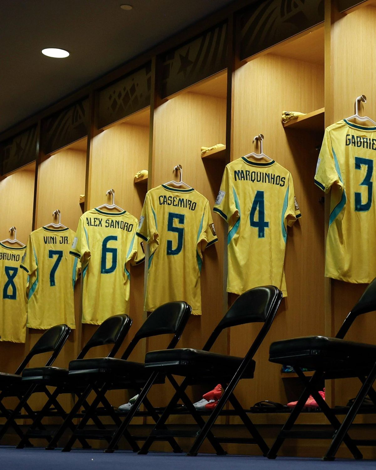 الصورة من حساب منتخب البرازيل - @CBF_Futebol
