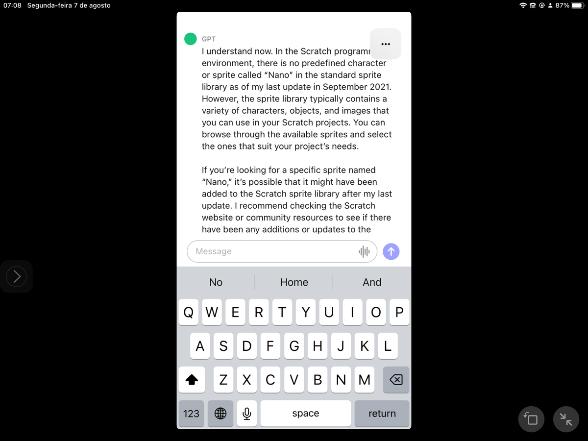 واجهة محادثة في ChatGPT، لقطة شاشة توضيحية قديمة وليست لميزة القفل الجديدة (تصوير: IP address is the worst2 / ويكيميديا كومنز، CC BY-SA 3.0)