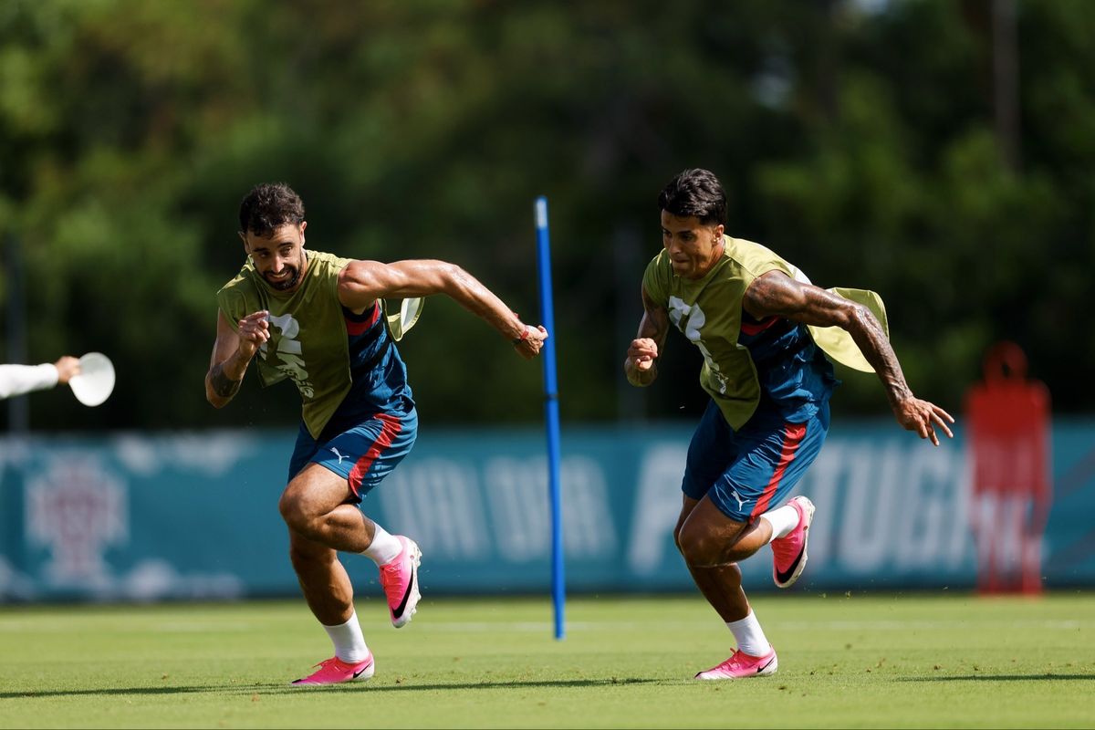 الصورة من حساب منتخب البرتغال على اكس- @selecaoportugal