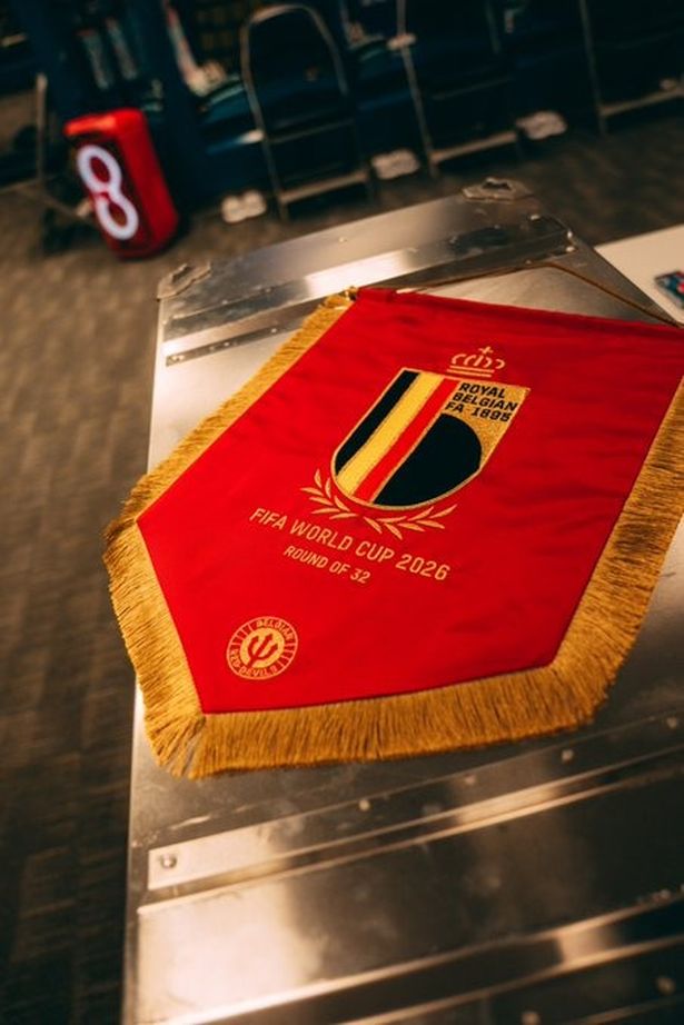 الصورة من حساب منتخب بلجيكا على منصة اكس - @BelRedDevils