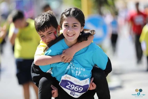 الصورة من الحساب الرسمي لماراثون فلسطين على فيسبوك