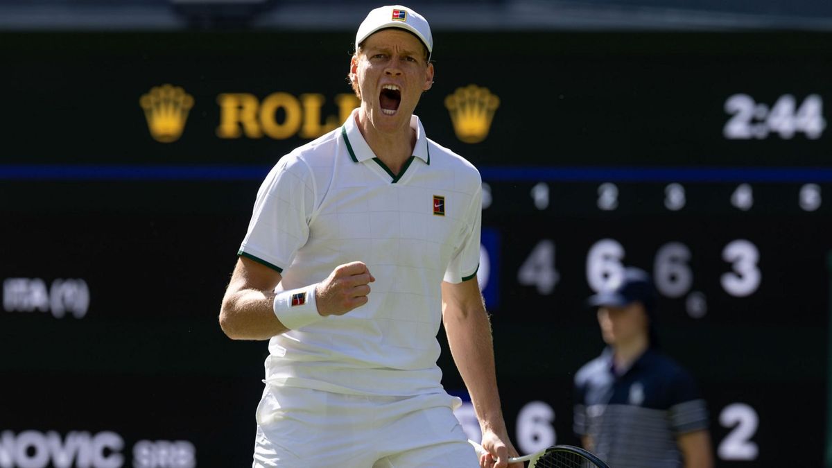 يانيك سينر، الصورة من الموقع الرسمي لويمبلدون-@Wimbledon.com