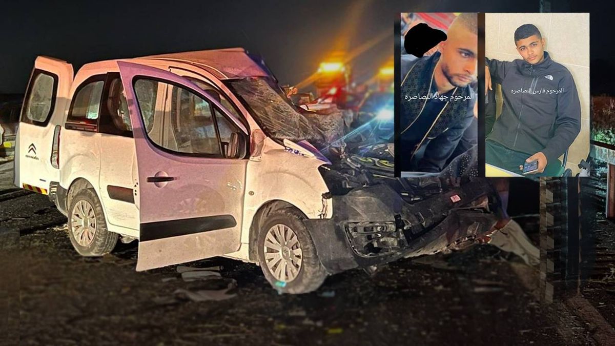 مصرع 3 شبان بينهم شابان من النقب إثر حادث طرق على شارع 6