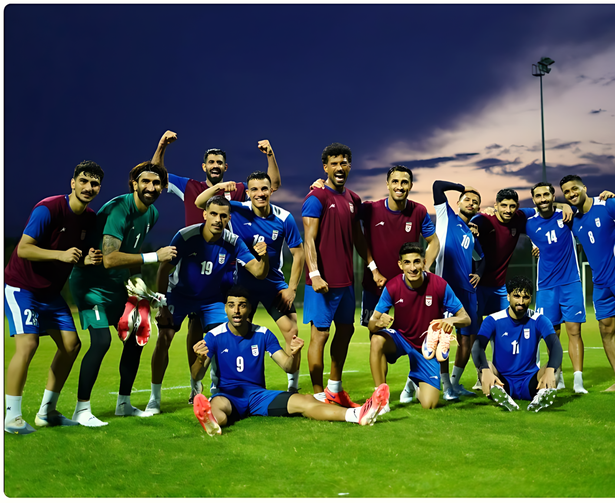 الصورة من الموقع الرسمي للمنتخب الإيراني- .teammelli.com