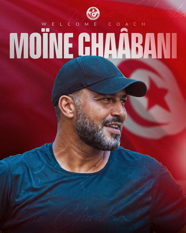 معين الشعباني، الصورة من الحساب الرسمي للاتحاد التونسي لكرة القدم على فيسبوك- Fédération Tunisienne de Football﻿
