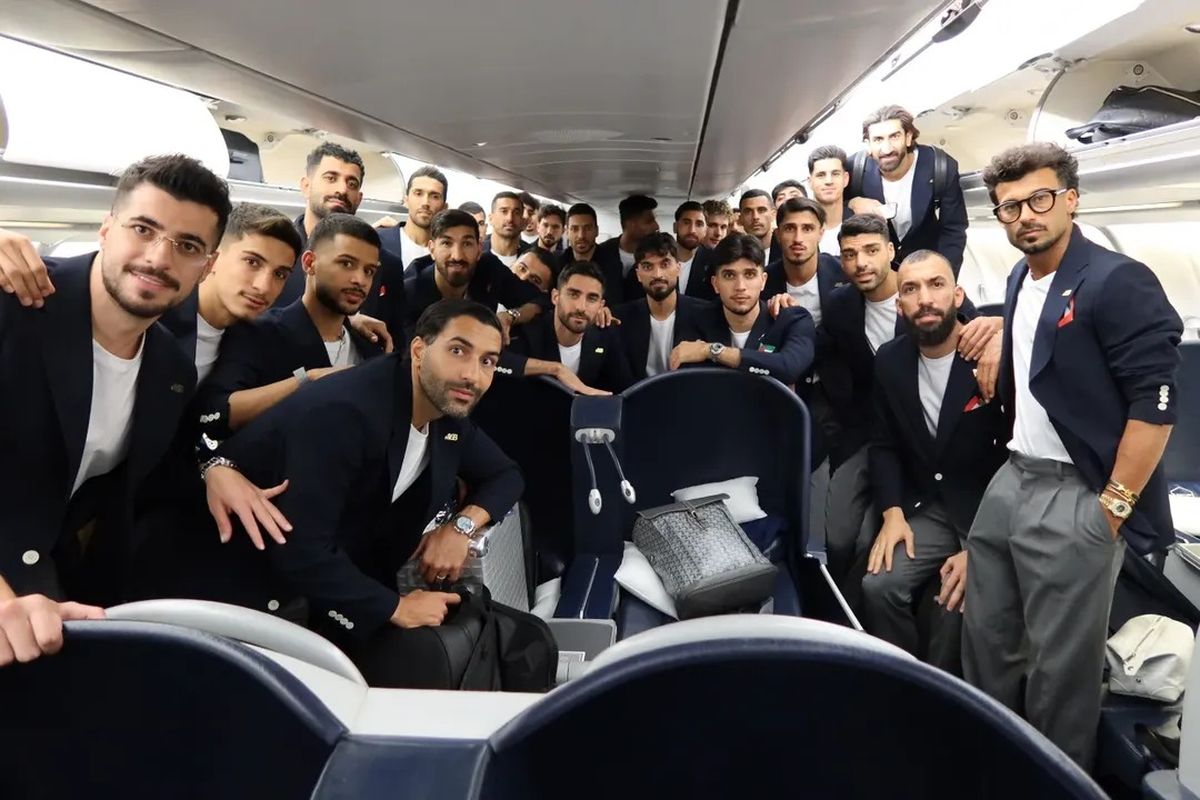 الصورة من الحساب الرسمي لمنتخب إيران -teammellifootball

