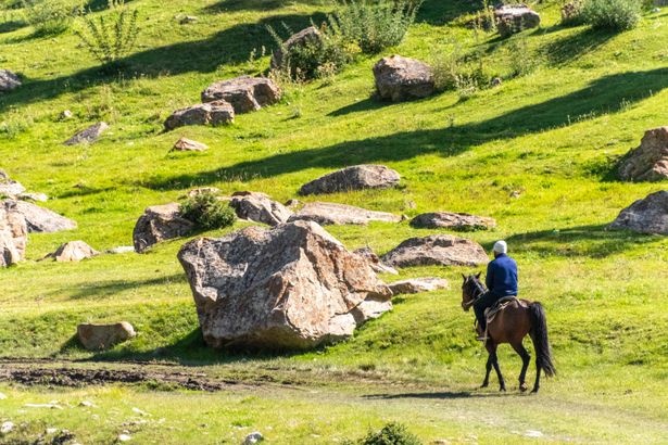 Jeti-oguz,District,,Kyrgyzstan,-,August,10,,2025.,Telephoto,Of,A | Editorial credit: Goldilock Project / Shutterstock.com

